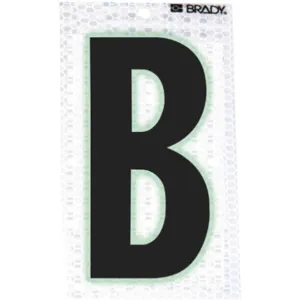 BRADY 3010-B Ultra Reflective Letter B - Pack Of 10 | AA6RGE 14R147