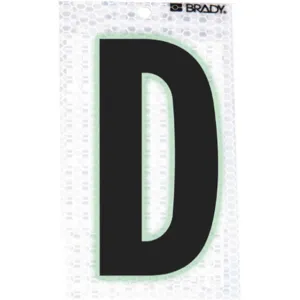 BRADY 3020-D Ultra Reflective Numbers D 6 Inch H - Pack Of 10 | AA6RHW 14R185