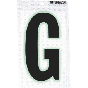 BRADY 3010-G Ultra Reflective Letter G - Pack Of 10 | AA6RGK 14R152