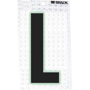 BRADY 3010-L Ultra Reflective Letter L - Pack Of 10 | AA6RGQ 14R157