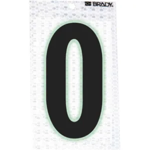 BRADY 3000-O Ultra Reflective Letter O - Pack Of 10 | AA6RFE 14R124