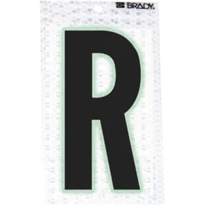 BRADY 3000-R Letter Label Character R - Pack Of 10 | AA6RFH 14R127