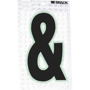 BRADY 3010-& Reflective Symbol 3-1/2 Inch H - Pack Of 10 | AA6RCB 14R051