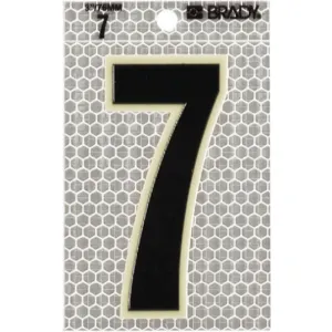 BRADY 3010-7 Ultra Reflective Numbers 7 - Pack Of 10 | AA6RGA 14R143