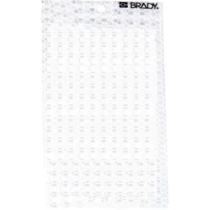 BRADY 3010-BLANK Blank Labels Blank 3-1/2 Inch H - Pack Of 10 | AA6RDQ 14R087