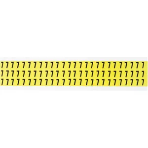 BRADY 3410-7 Number Label 7 Black On Yellow 1/2 Inch Height | AH4ZLC 35TA04