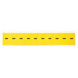 BRADY 3430-DSH Zahlen und Buchstaben schwarz auf gelbem Strich | AA6RCK 14R059