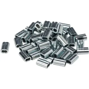 BRADY 38090 Loop Ferrule Zinc Plated - Pack Of 50 | AA7HHW 15Y761