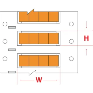 BRADY 3PS-187-2-OR-S-4 Wire Marker Wire Sleeve PermaSleeve(R) | AH2TGD 30DG35