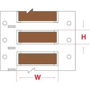 BRADY PS-375-150-BR Wire Marker Wire Sleeve PermaSleeve(R) | AH2UWK 30DR77