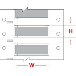 BRADY PS-375-2-GY Wire Marker Wire Sleeve PermaSleeve(R) | AH2UWT 30DR84