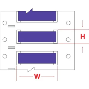 BRADY 3PS-750-2-VT-S Wire Marker Wire Sleeve PermaSleeve(R) | AH2TDD 30DF65