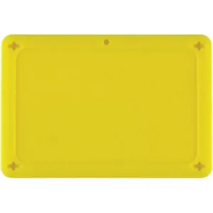 BRADY 41923 Blank Tag 2-1/2 x 4 Inch Yellow Plastic | AB2RXE 1NK36