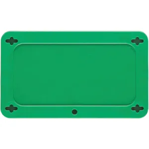 BRADY 41928 Blank Tag 1-1/2 x 3 Inch Green Plastic | AB2RXK 1NK41