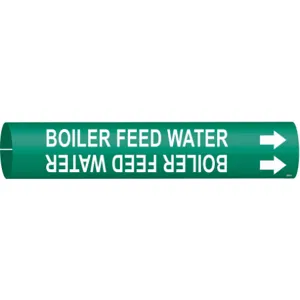 BRADY 4300-B Pipe Marker Boiler Feed Water | AF8CMG 24VH89