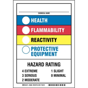 BRADY 46880 (m) Hmig Chemical Id As | AB7KWX 23V903