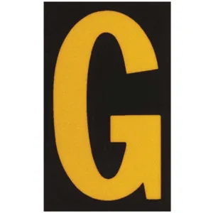 BRADY 5000-G Reflective Numbers And Letters G - Pack Of 25 | AA6RKN 14R225