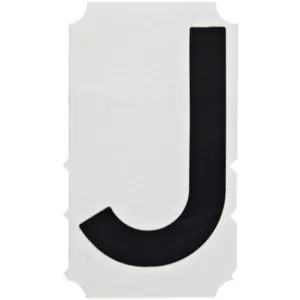 BRADY 5010-J Letter Label J PK10 | AH2CCK 24UZ92