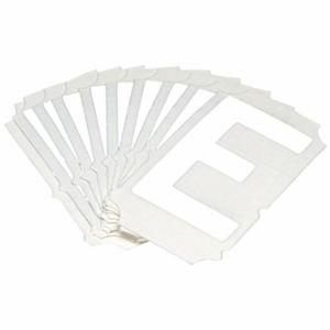 BRADY 5080P-E Numbers And Letters Labels, 2 Inch Character Height, Non-Reflective, Gothic, White, 10 PK | CT3HAY 800ND2