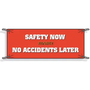 BRADY 50909 Safety Banner 42 x 120in Vinyl Eng | AE2TGG 4ZH04