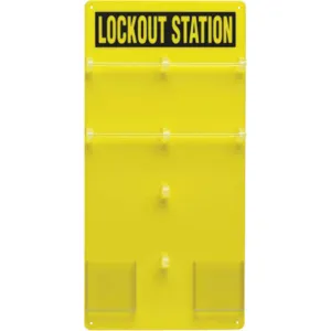 BRADY 50991 Lockout Board Unfilled 23-1/2 Inch Height | AE6JCW 5TA75