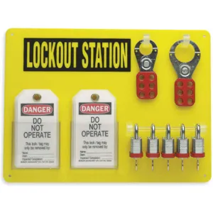 BRADY 51186 Lockout Station Filled Keyed Different | AE6JDA 5TA79