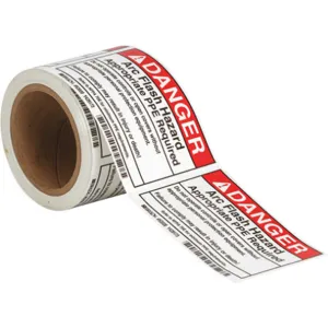 BRADY 52020 Arc Flash Protection Label - Pack Of 100 | AC3ZJQ 2XU73