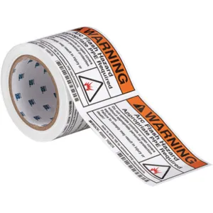 BRADY 52021 Arc Flash Protection Label - Pack Of 100 | AC3ZJR 2XU74