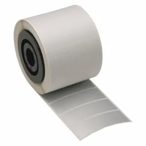 BRADY 52149 Precut Label Roll, Tamper Indicating Footprint Checker Board Pattern, 1 Inch X 3 In | CP2LBP 14A546