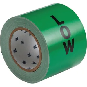 BRADY 55371 Pipe Marking Tape Black/Green 4 Inch Width 30 yd. | AH4ZRR 35TJ48