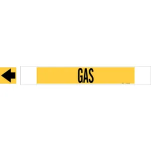 BRADY 5698-HPHV Pipe Marker Polyester Over Laminate | AF7ACT 20TF10