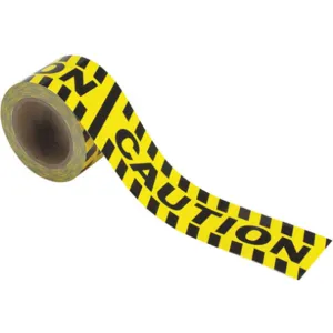 BRADY 58255 Caution Marking Tape Roll 3 Inch W 60 Feet Length | AE9WXT 6N822