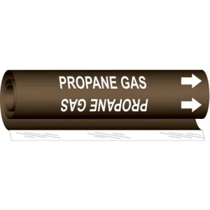 BRADY 5846-I Pipe Marker Propane Gas | AF8BUX 24VD98