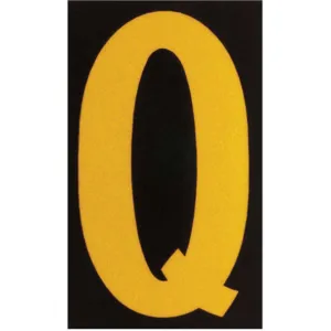 BRADY 5890-Q Reflective Numbers And Letters Q - Pack Of 25 | AA6THL 14V793