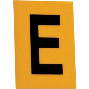 BRADY 5920-E Letter Label 1 Inch Height Character PK25 | AG9KNR 20TC85