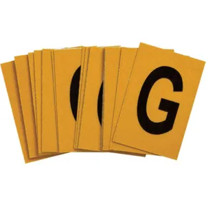 BRADY 5920-G Letter Label G 1-1/2 Inch Height x 1 Inch Width PK25 | AH3KBD 32MJ37