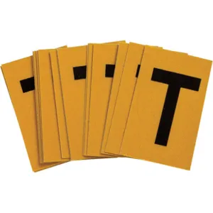 BRADY 5920-T Letter Label T 1-1/2 Inch Height x 1 Inch Width PK25 | AH3KBG 32MJ40