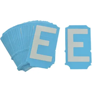 BRADY 6002-E Letter Label E Photoluminescent Polyester Tape PK25 | AH2LXY 29TR21