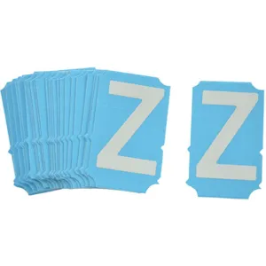 BRADY 6003-Z Letter Label Z Photoluminescent Polyester Tape PK25 | AH2MAJ 29TR77