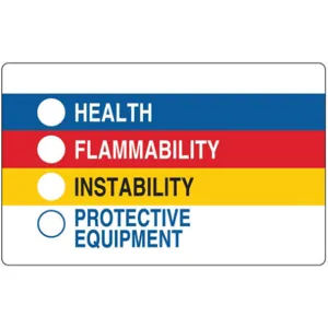 BRADY 60320 Hmig Label 1-7/8 Inch H 3 Inch Width - Pack Of 500 | AF3URC 8DEX5