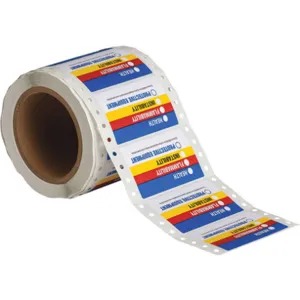 BRADY 60321 Hmig Label 1-7/8 Inch H 3 Inch Width - Pack Of 500 | AF3WLK 8DP74