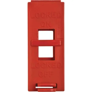 BRADY 65392 Wall Switch Lockout Red 9/32 Inch Diameter | AA7GXN 15Y516