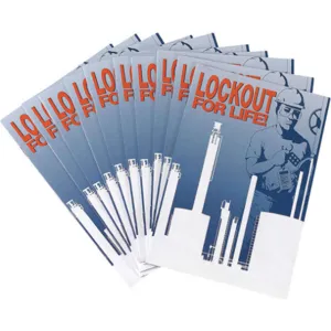 BRADY 65555 Lockout Booklet - Pack Of 10 | AA7HQB 15Y915