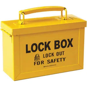 BRADY 65672 Group Lockout Box Hinged 40 Padlocks | AG6JPW 35XF92