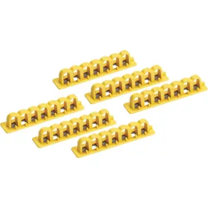 BRADY 65814 Ez Panel Loc - 4 Inch Mount Rail Kit - Pack Of 6 | AA7GXH 15Y511