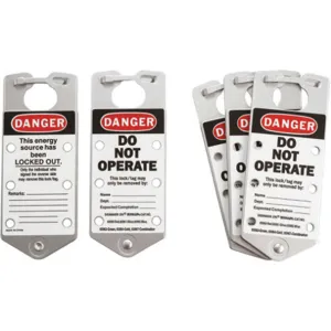 BRADY 65961 Labeled Lockout Hasp Snap -on 6 Lock - Pack Of 5 | AF2FQB 6T439