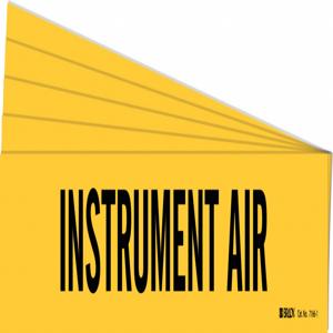 BRADY 7166-1-PK Rohrmarkierer, Legende: Instrument Air, Iiar Systemabkürzung nicht zutreffend | CH6LJL 781W97