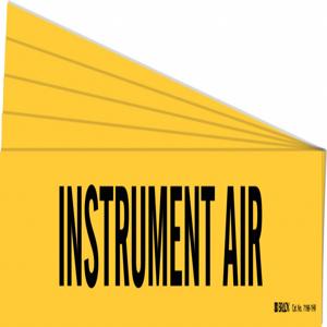 BRADY 7166-1HV-PK Pipe Marker, Legend: Instrument Air, Iiar System Abbreviation Not Applicable | CH6LJK 781WA3