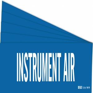 BRADY 7168-1-PK Rohrmarkierer, Legende: Instrument Air, Iiar Systemabkürzung nicht anwendbar | CH6LJT 781W67
