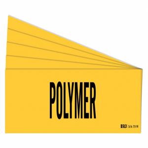 BRADY 7215-1HV-PK Rohrmarkierer, Legende: Polymer, Iiar-Systemabkürzung nicht anwendbar | CH6LPJ 781YA4